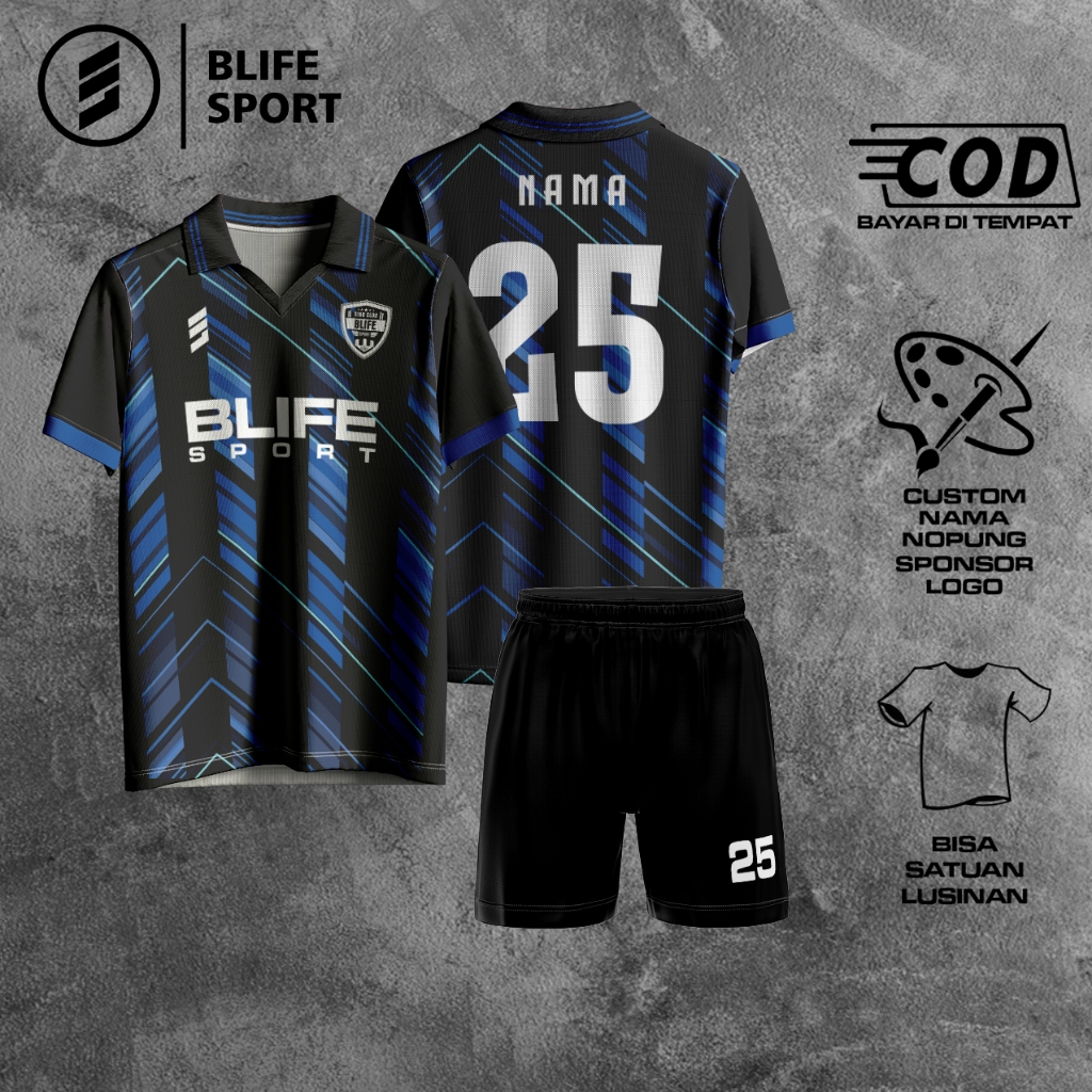 [ COD BISA SATUAN ] JERSEY FUTSAL/BOLA CUSTOM FULL PRINTING