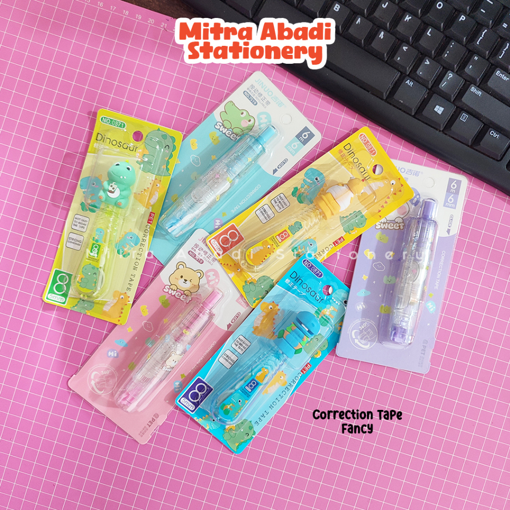 

(1 PCS) TIPEX CORRECTION TAPE FANCY LUCU MURAH