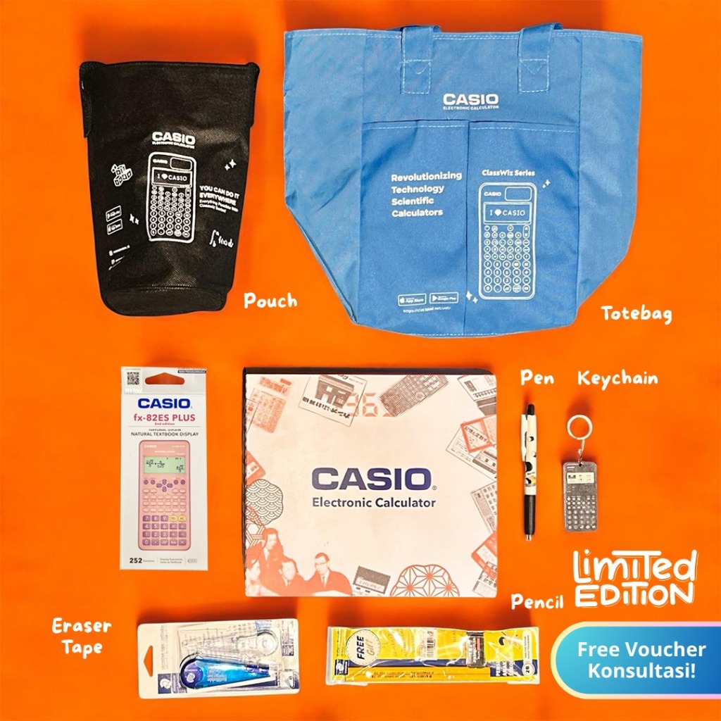 

Casio Scientific Calculator Limited Edition 60 Tahun – Bundle Eksklusif + Voucher Konsultasi