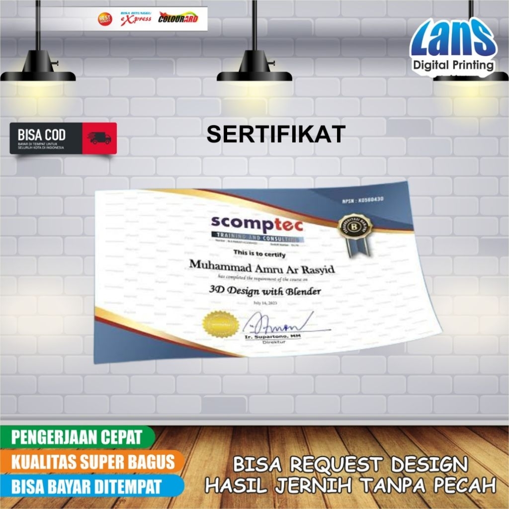 

Cetak A3 Berbagai Jenis Custome Free Design