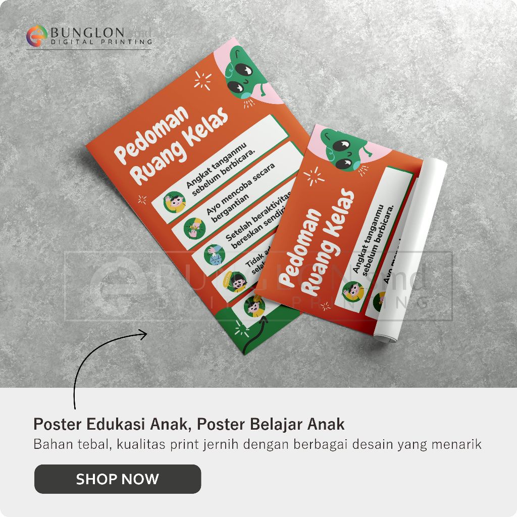 

Poster Pedoman Ruang Kelas Model Oren