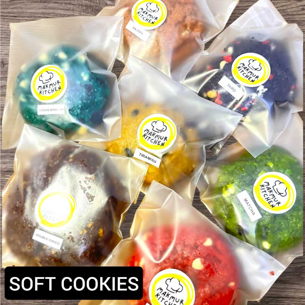 

Soft Cookies OG Matcha Skippy Cookie Monster Cheese Choco Red Velvet Kue Kering Kukis Lembut Murah Enak
