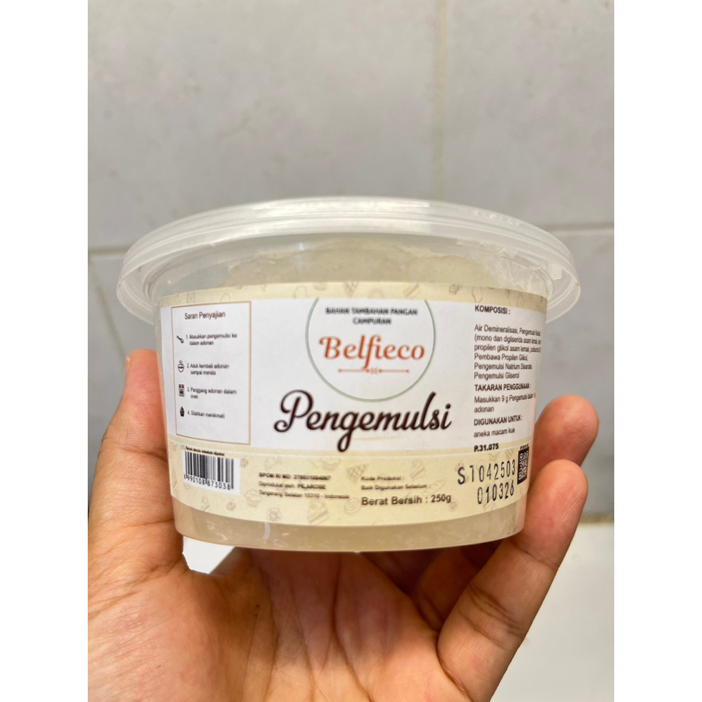 

Belfieco Pengemulsi/Emulsifier/250gr