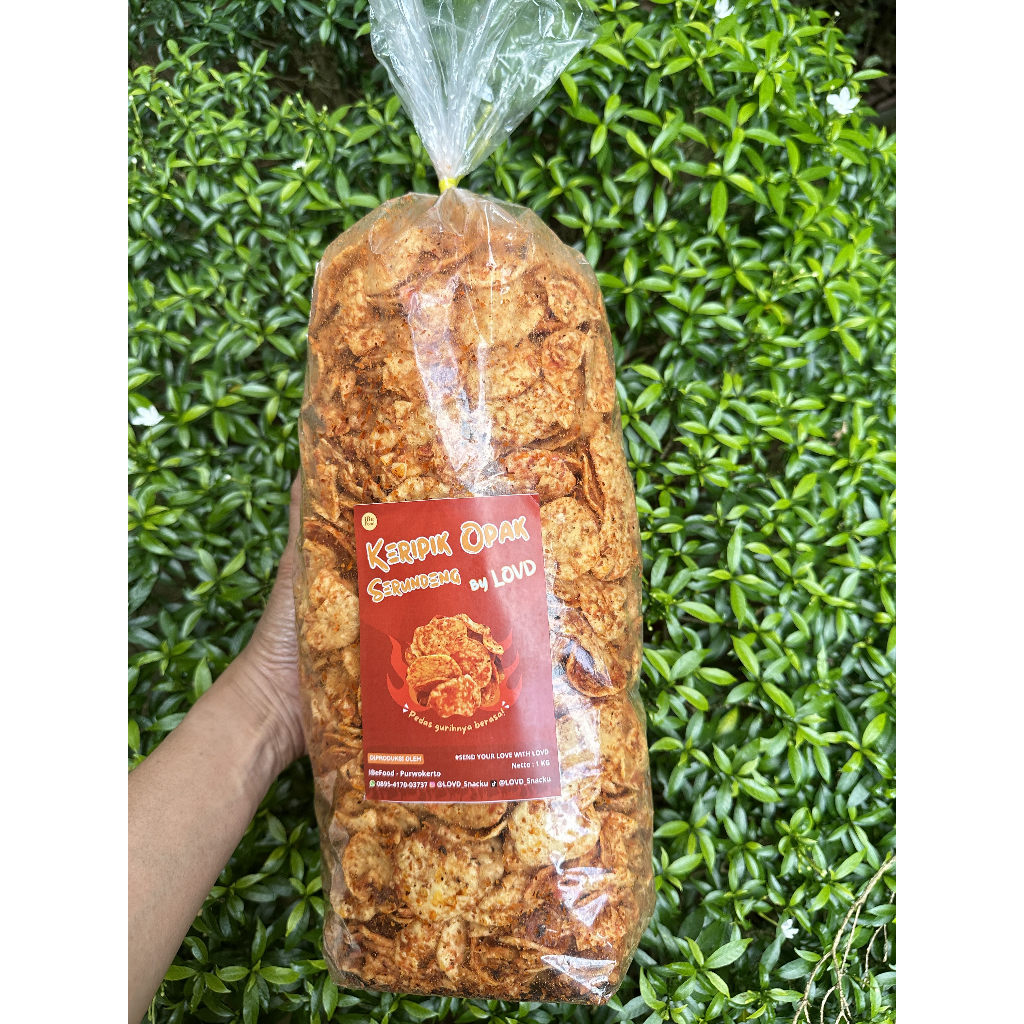 

Opak Serundeng Pedas Manis By LOVD Berat Bersih 1Kg