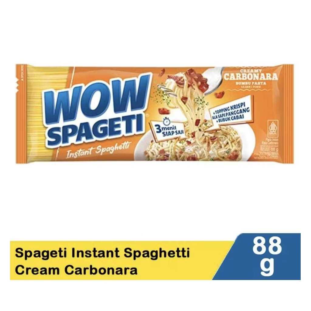 

[ 1 Bungkus ] Wow Spageti Instan Carbonara 80 g
