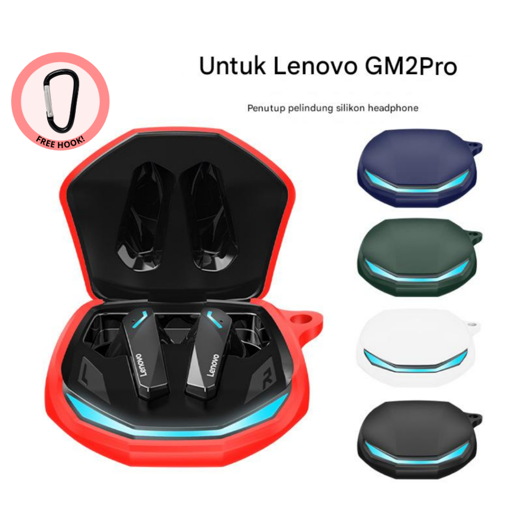 Pelindung Silikon Lenovo GM2 Pro Case Silikon Softcase Untuk Lenovo GM2 Pro Monster TWS earphone