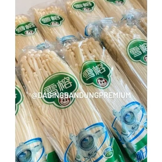 

Premium jamur Enoki 100gr/pack