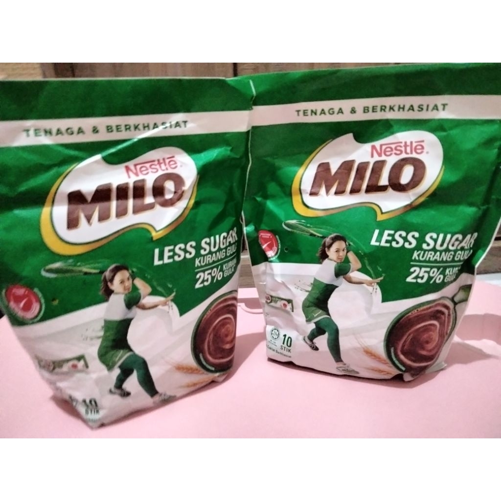 

Nestlé MILO Less Sugar 10 Stik – Energi Cokelat Lebih Sehat!