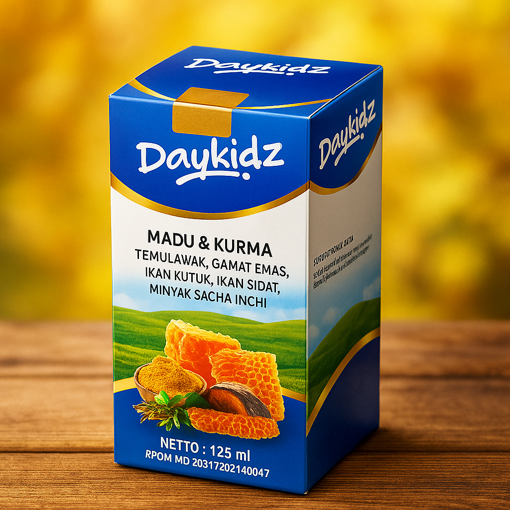 

Daykidz Madu & Kurma Ikan Sida Minyak Sacha Inchi