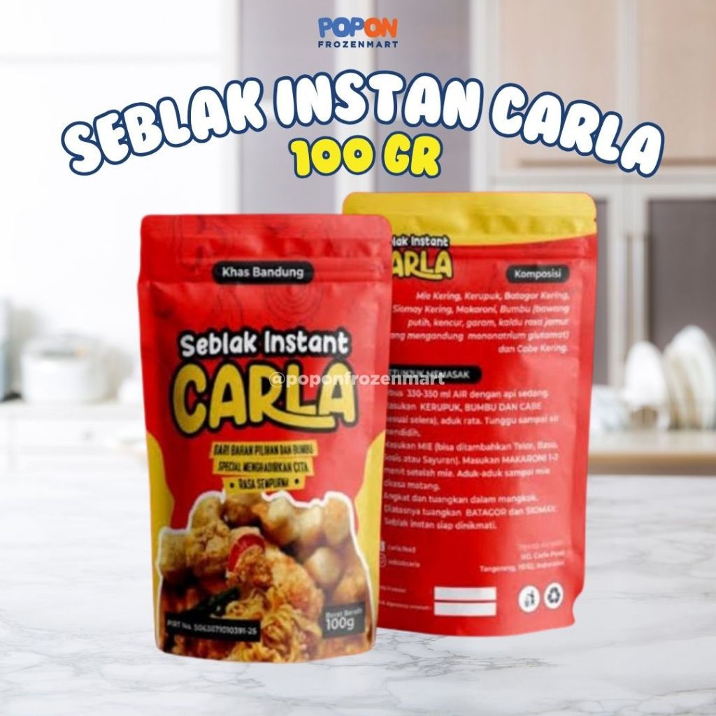 

Carla Seblak Instan Premium 100 Gr