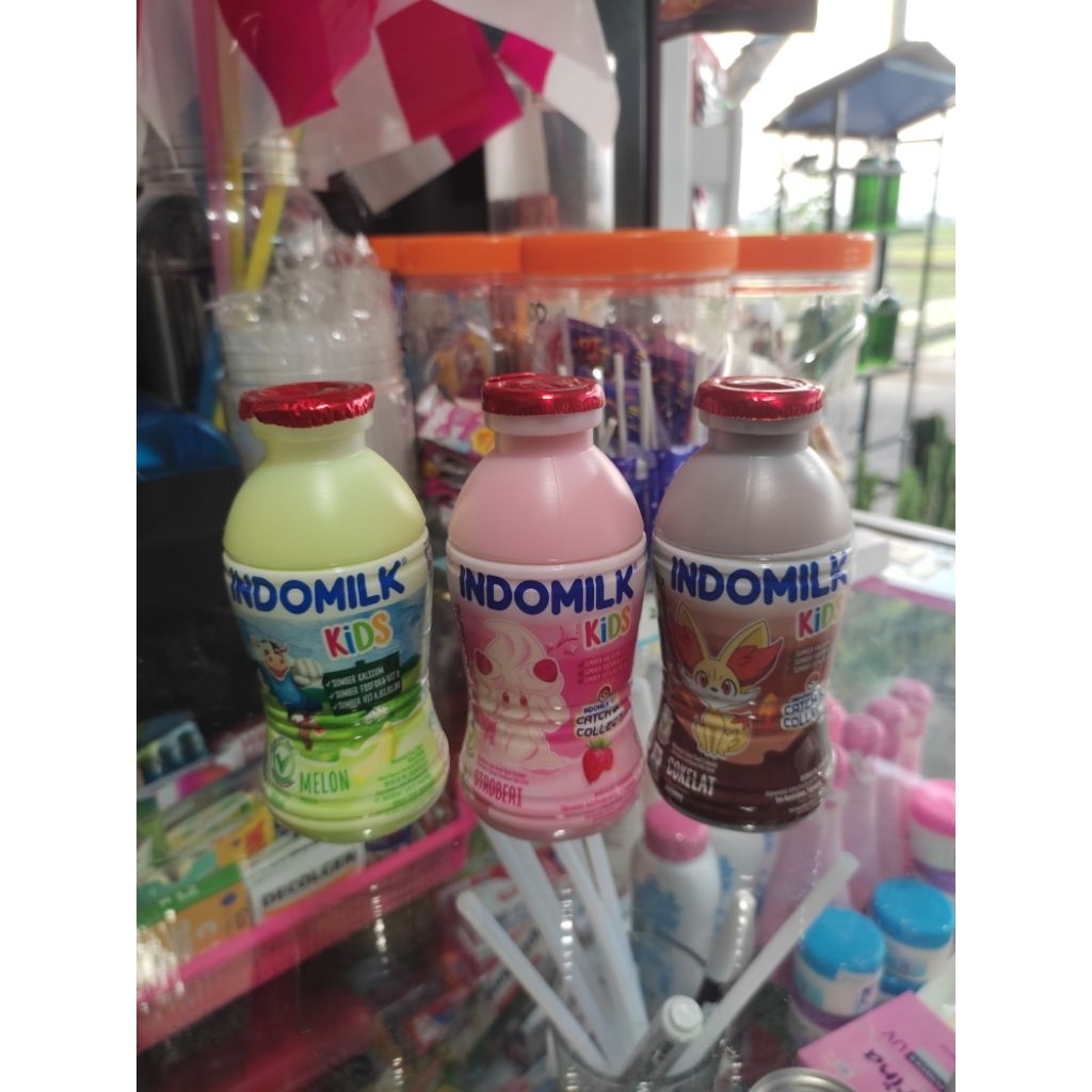 

Susu Indomilk botol all varian rasa