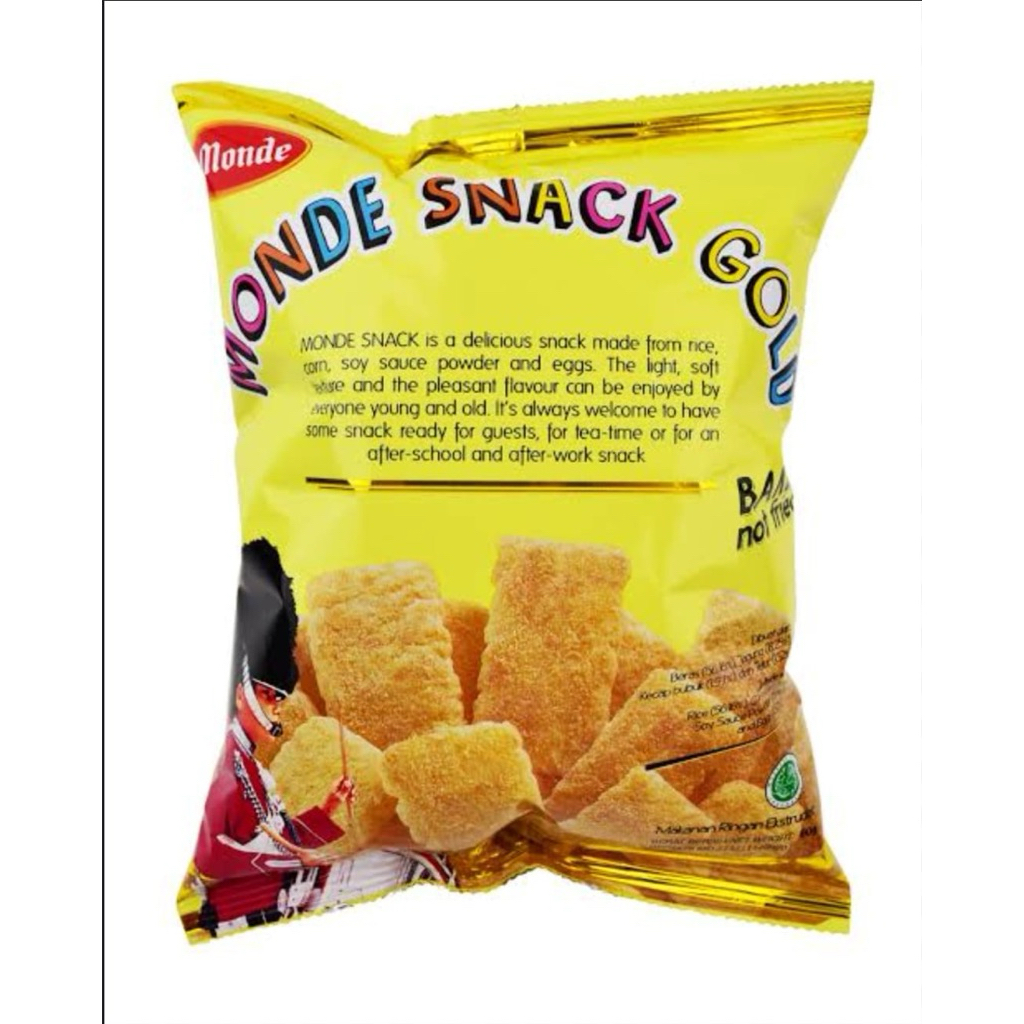 

Makanan/Snack Monde Gold 60gram