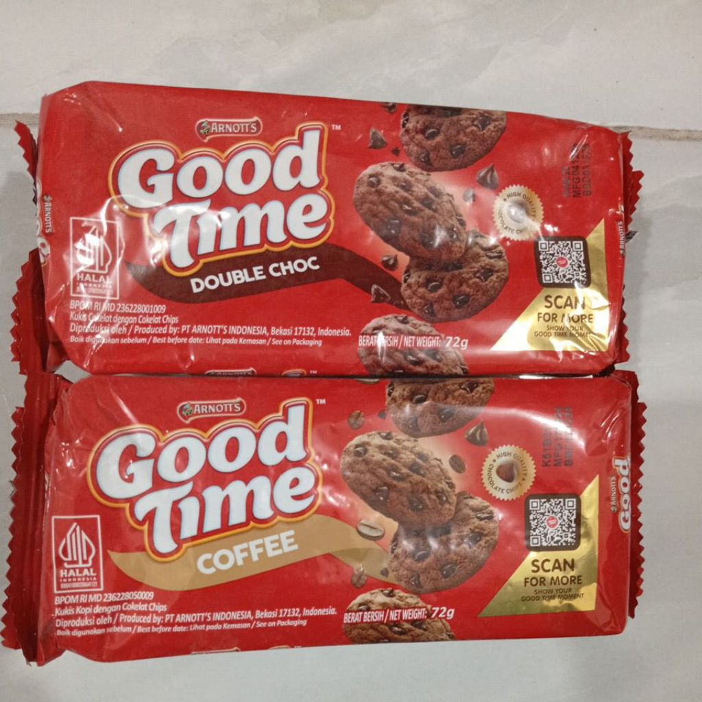 

good time double choc, coffe 72g