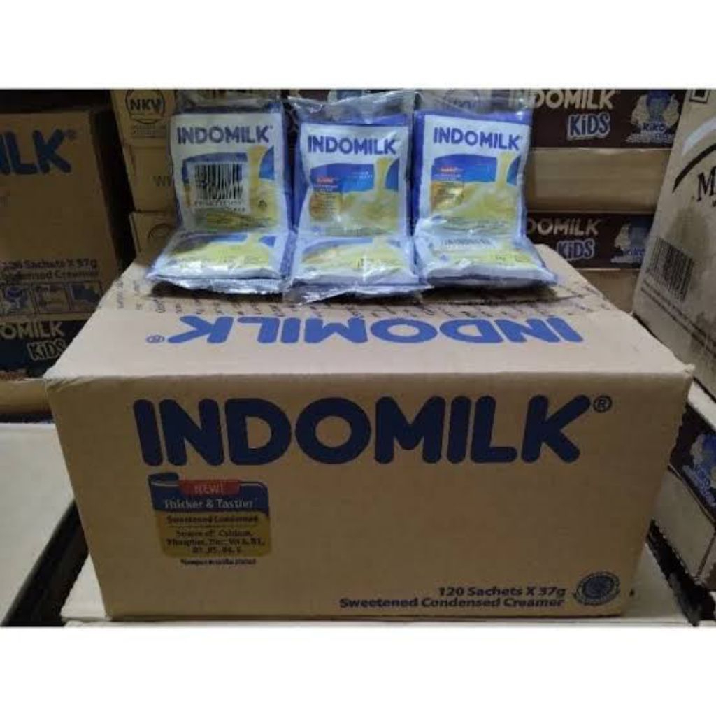 

indomilk Sachet paket 2 karton lebih hemat
