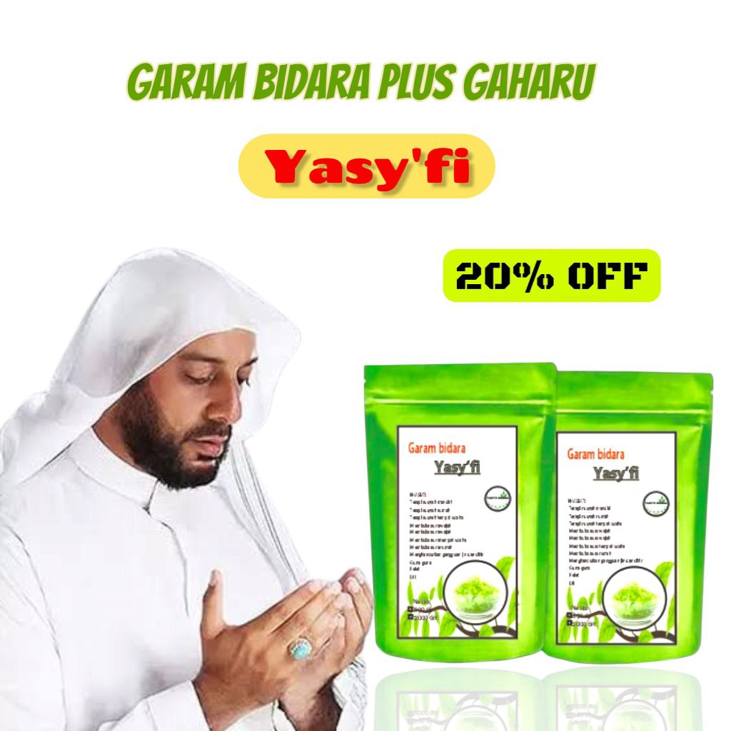 

Garam bidara plus gaharu original Yasy'fi