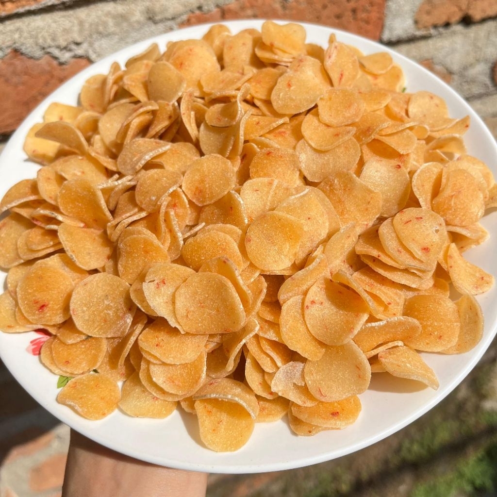 

Opak singkong pedas 500g mentah