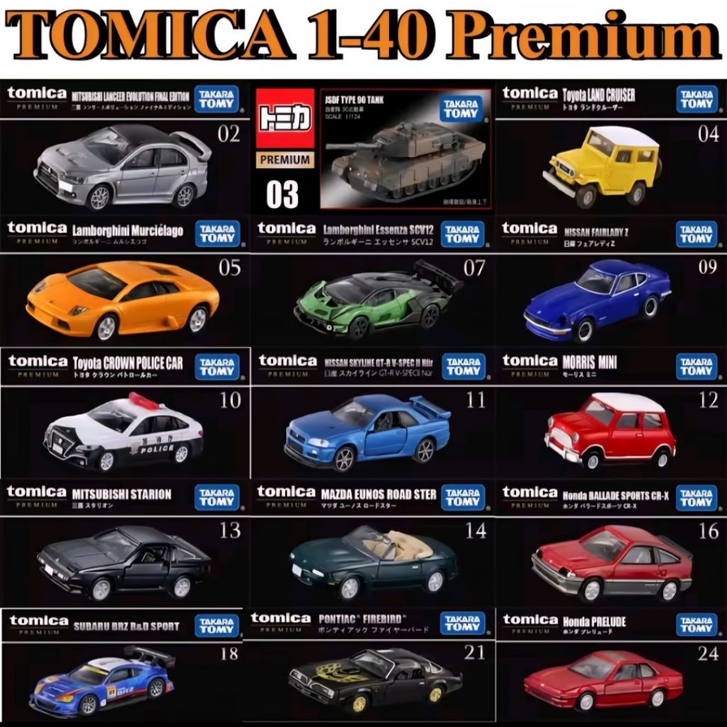 Tomica Premium Diecast Miniatur Mobil Mobilan Takara Tomy Original