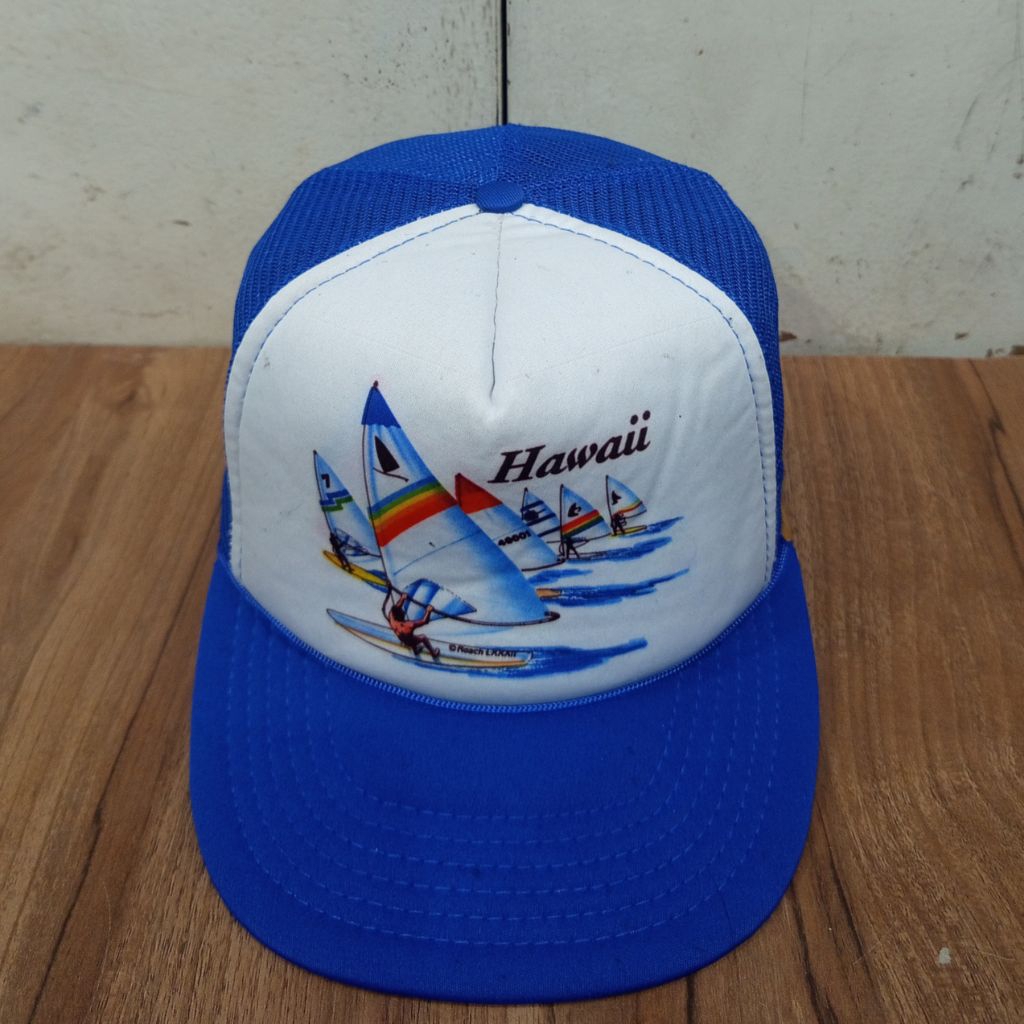 TOPI VINTAGE HAWAII ROPEHAT ORIGINAL