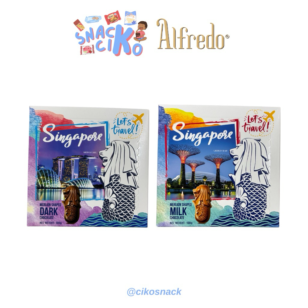 

[READY] Alfredo Merlion Shape Chocolate 100g