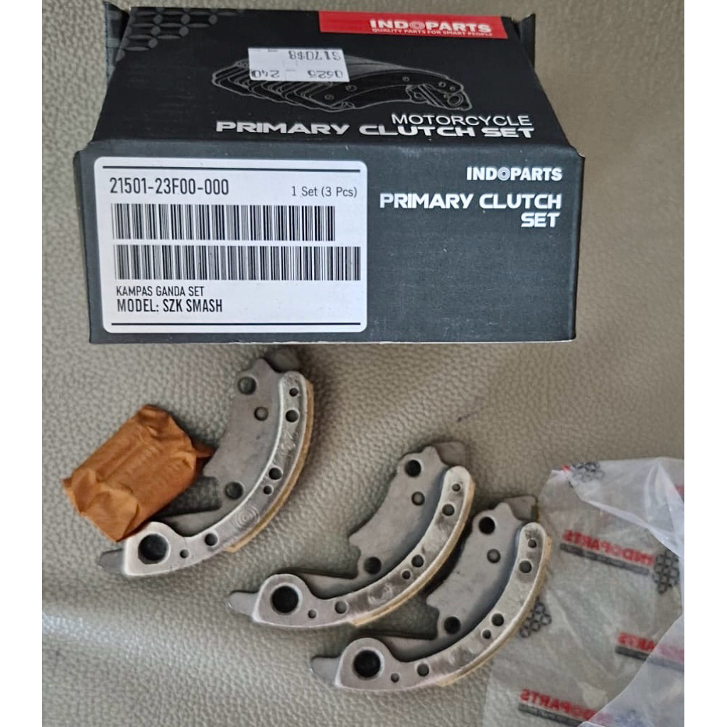 Kampas Ganda Set Suzuki Smash Merk Indoparts