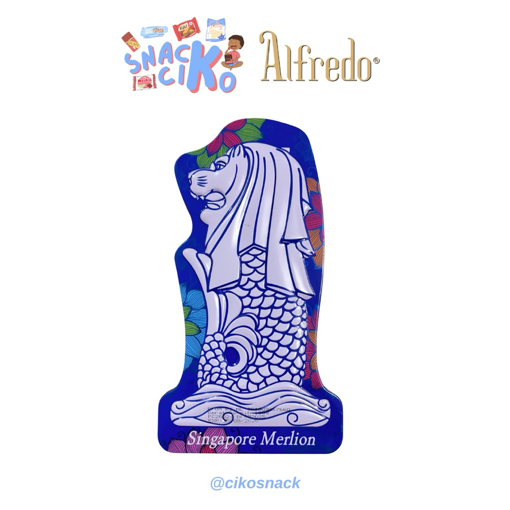 

[READY] Alfredo Singapore Merlion Almond Milk Tin 180g