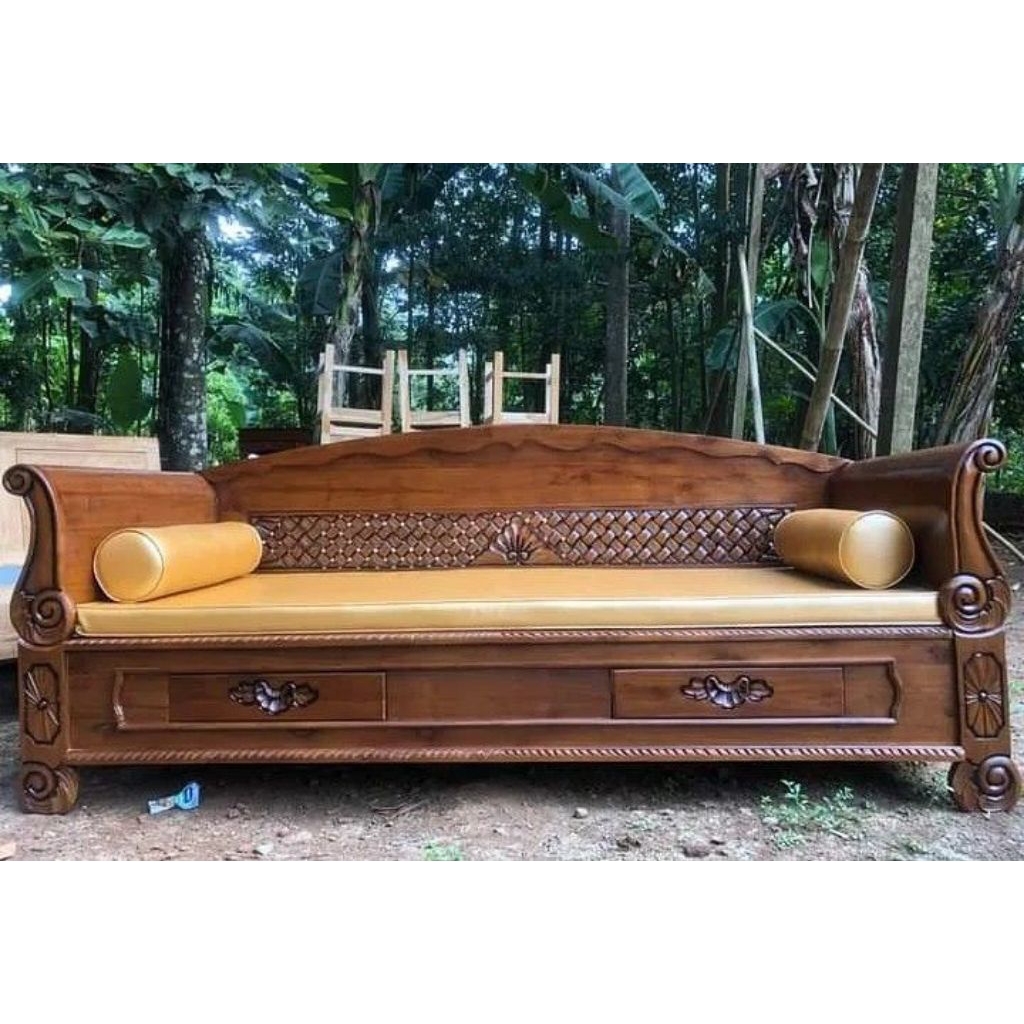 KURSI BALE MINIMALIS BAGONG || BALE BALE MINIMALIS KAYU JATI