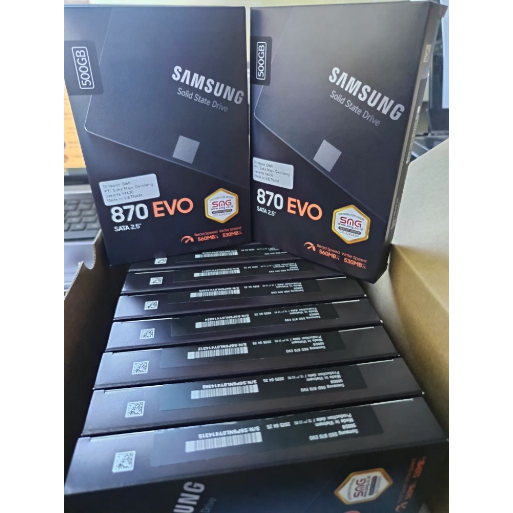 Ssd Samsung Evo 870 500Gb Sata 2.5" V Nand-Ssd Internal Samsung Evo870