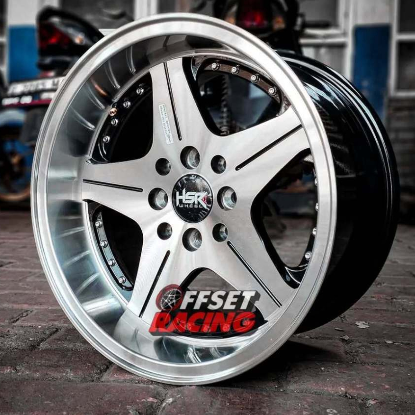 Velg Racing R15 Celong Brio Agya Calya Sigra Livina Velg Mobil HSR ANAMBAS Ring 15