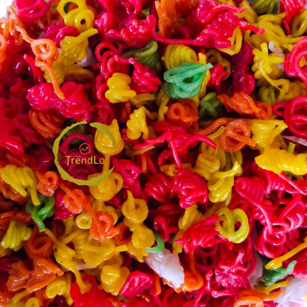 

[1kg, 5kg] Kerupuk Mentah Gelung Keong Mini Untuk Seblak - Trendlo