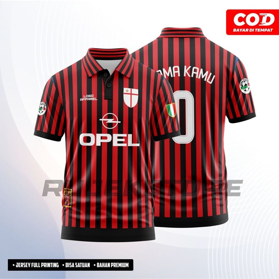 JERSEY MILAN 1999 ANIVERSERY RETRO FULL PRINTING
