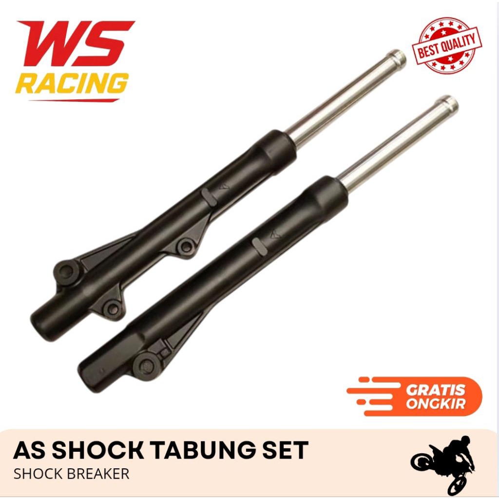 SHOCKBREAKER AS SHOCK DEPAN SET TABUNG KUALITAS ORI VARIO BEAT SUPRA X 125 MIO SHOCK ABSORBER