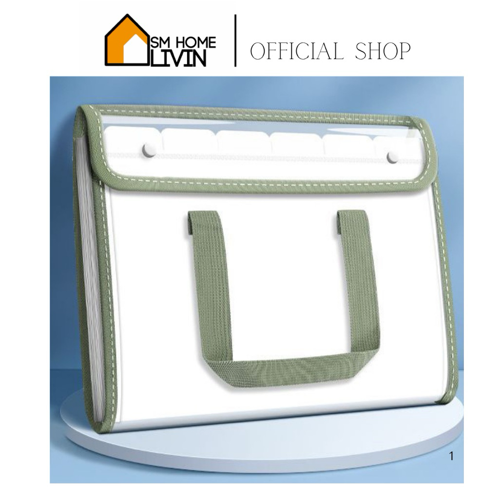 

TAS MAP KANTOR ANAK LES SEKOLAH PENYIMPANAN DOKUMEN KERTAS PAPER HIJAU SAGE