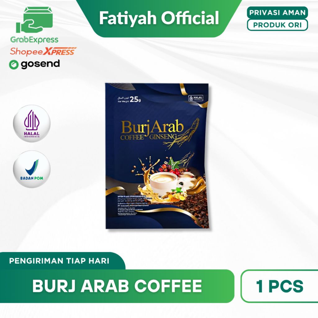 

BURJ ARAB COFFEE GINSENG ( 1 SACHET ) KOPI STAMINA PRIA HERBAL TAHAN LAMA