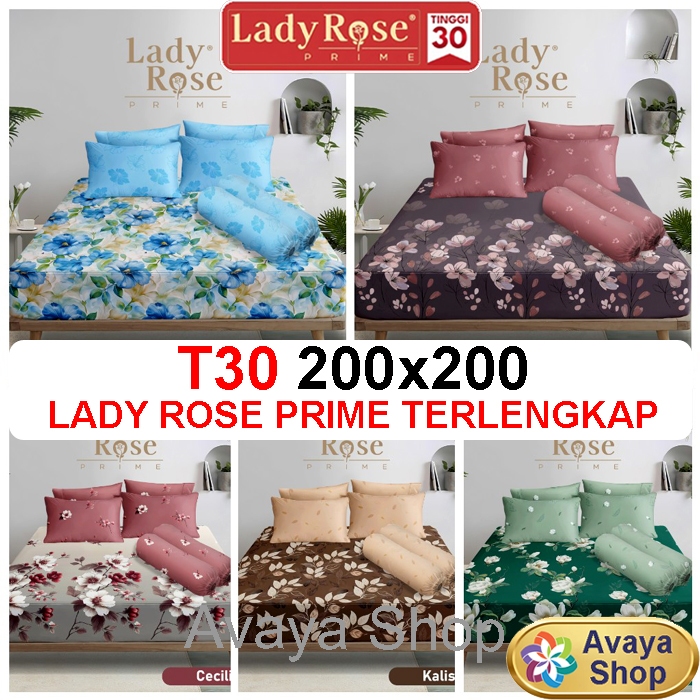 SPREI LADY ROSE 200x200 / SPREI LADY ROSE EXTRA KING / SPREI LADYROSE 200x200 TERMURAH