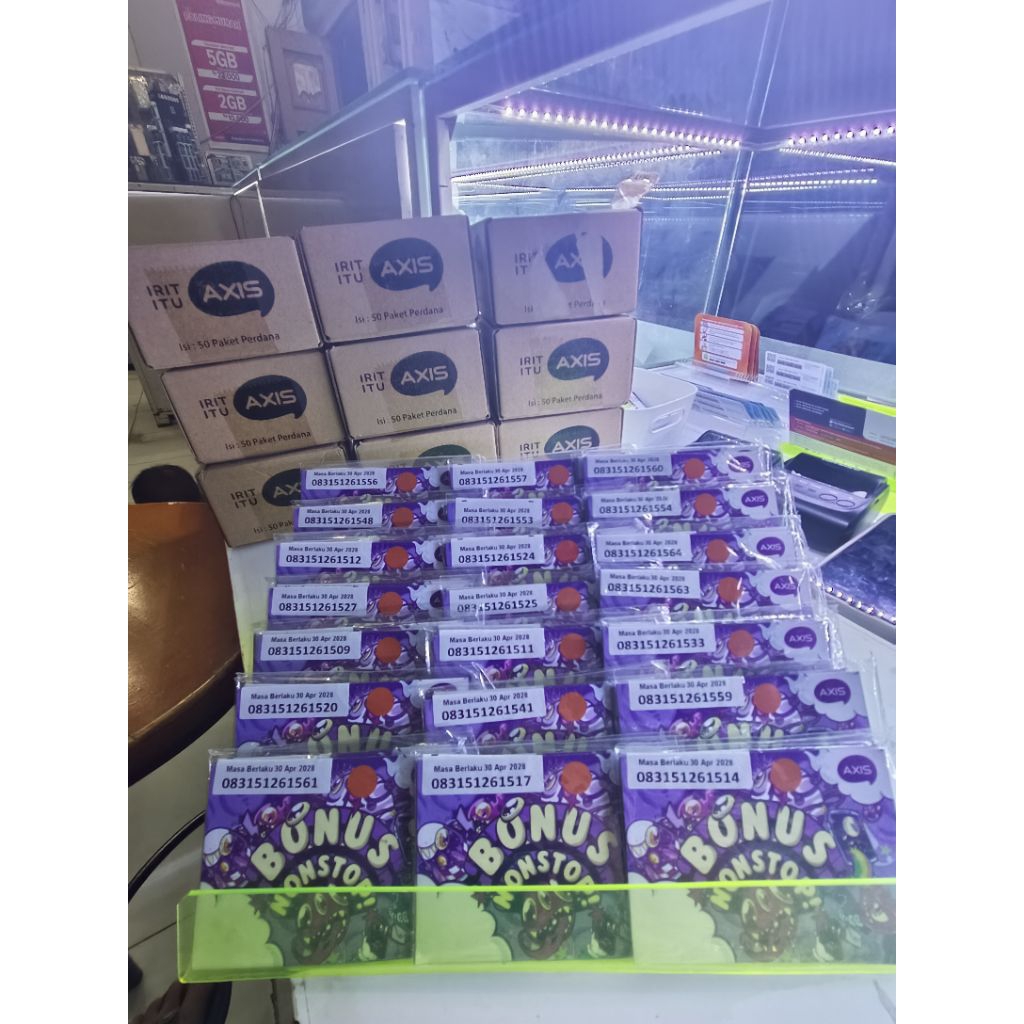 kartu Axis kuota 4,5 GB fresh