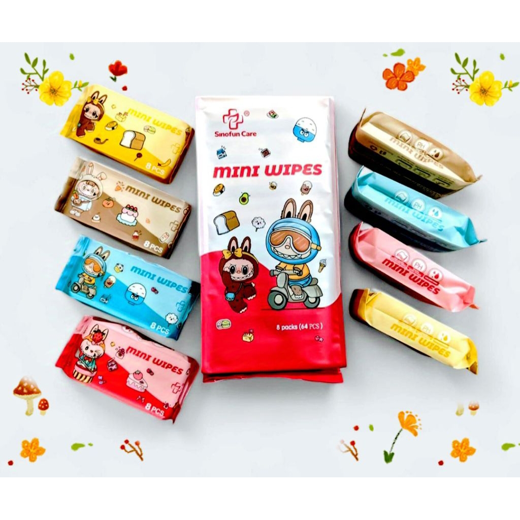 Tisu Basah Mini Isi 8 Pcs