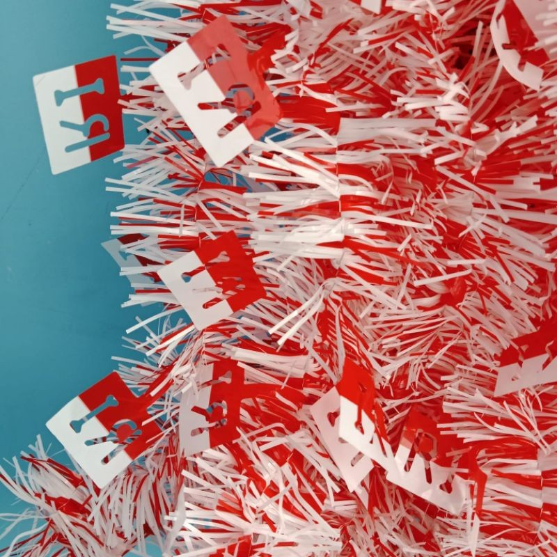 Slinger Merah Putih Rumbai Rumbai Panjang +- 2Meter