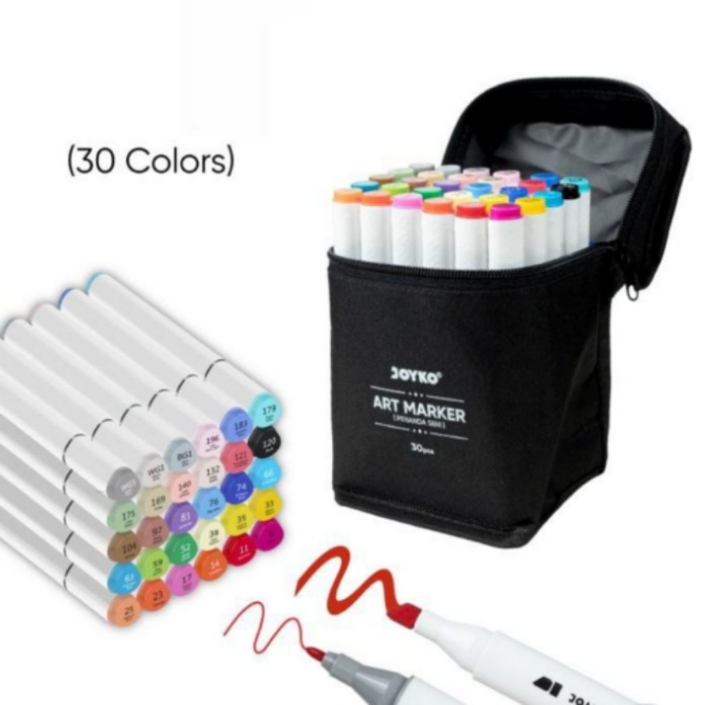 

Penanda Seni 30 Warna Art Marker Spidol Thirty Colors
