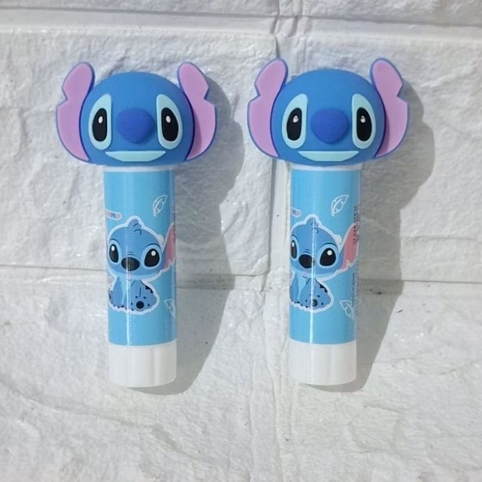 

lem stitch atk alat tulis kantor sekolah kuliah anak perekat kertas motif karakter disney lilo and stitch biru