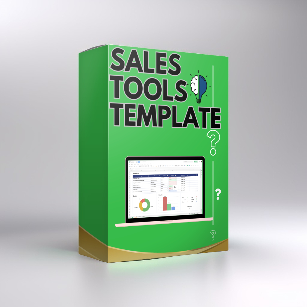 TOOLS EXCEL CRM & SALES Toolkit Template - Sales Tools Template Ms Excel