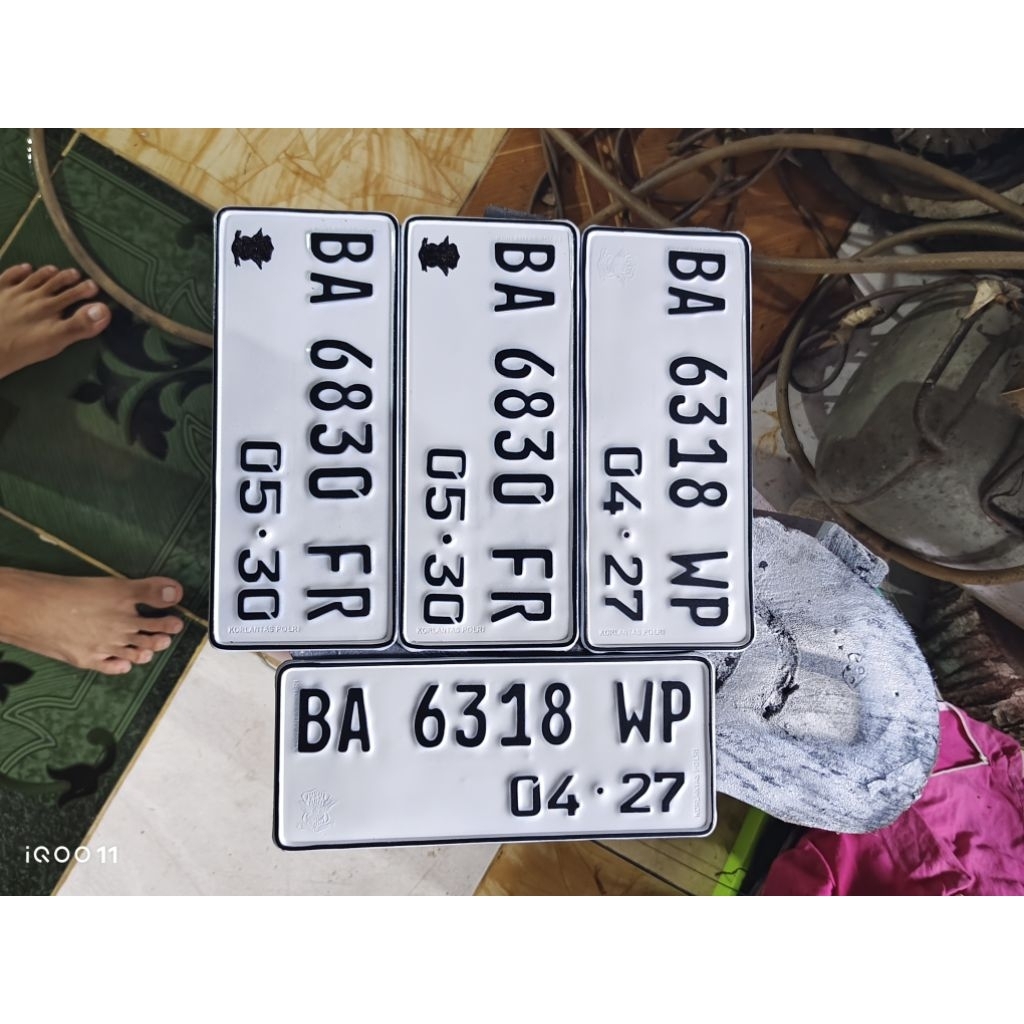Plat Nomor motor huruf baru