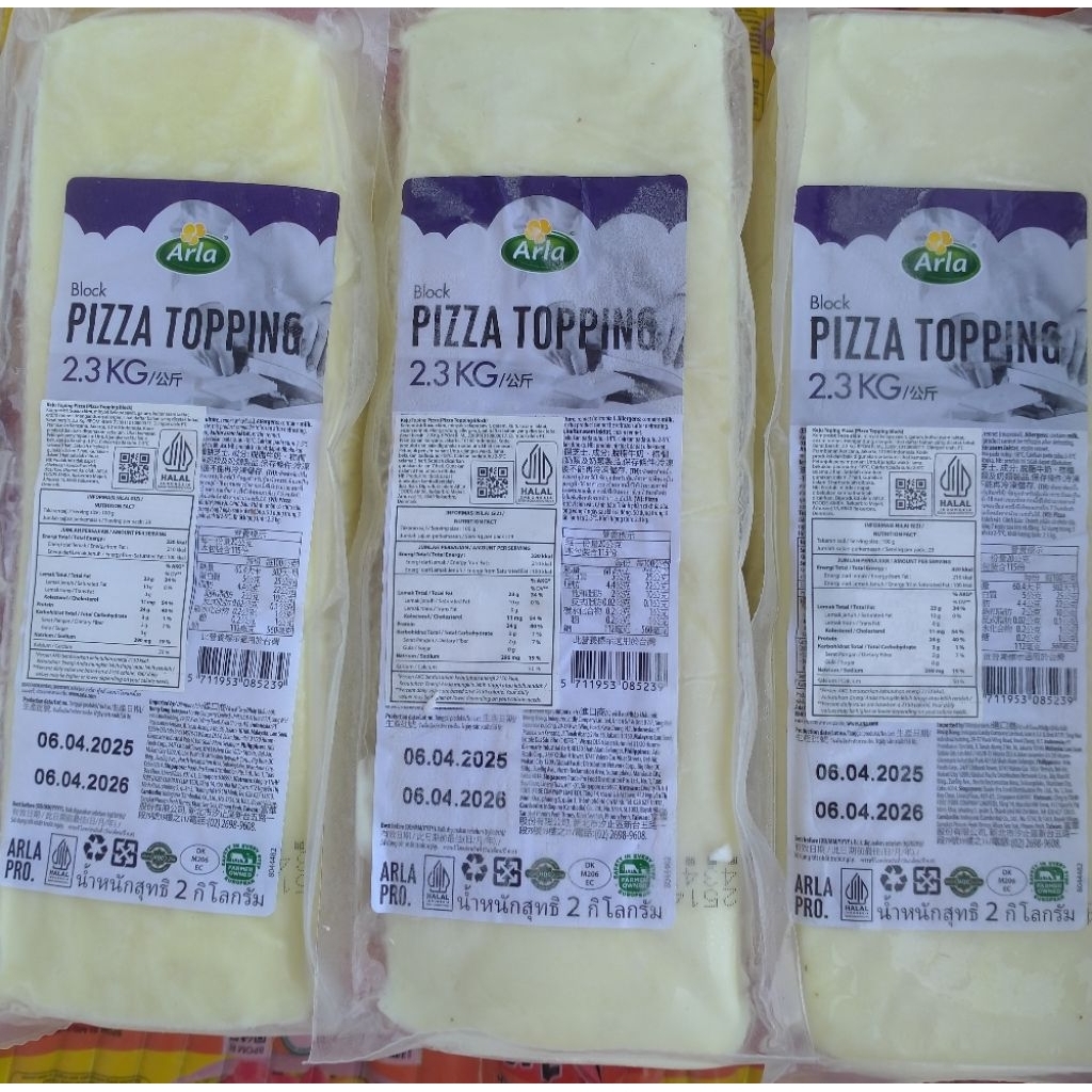 

Keju ARLA MOZZARELLA 2,3 KG TOPPING PIZZA