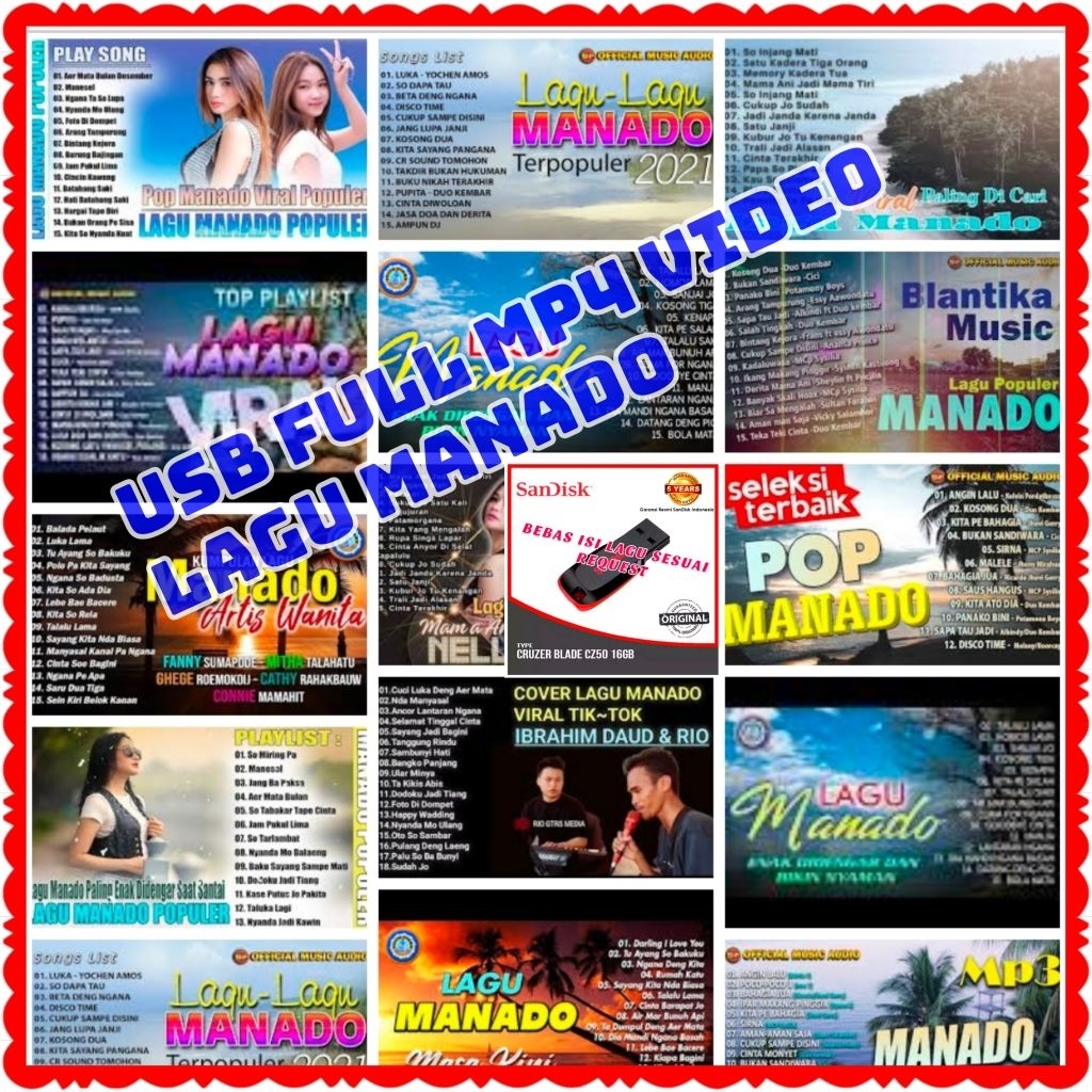 USB UNTUK MOBIL-USB LAGU MP3-USB LAGU MP4-FLASHDISK LAGU MANADO-LAGU MANADO TERBARU-LAGU MANADO-LAGU