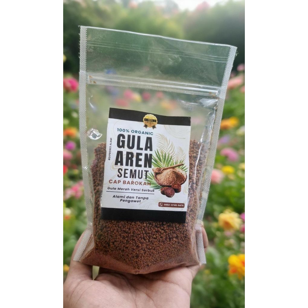 

GULA AREN SEMUT ASLI CAP BAROKAH 250 GRAM