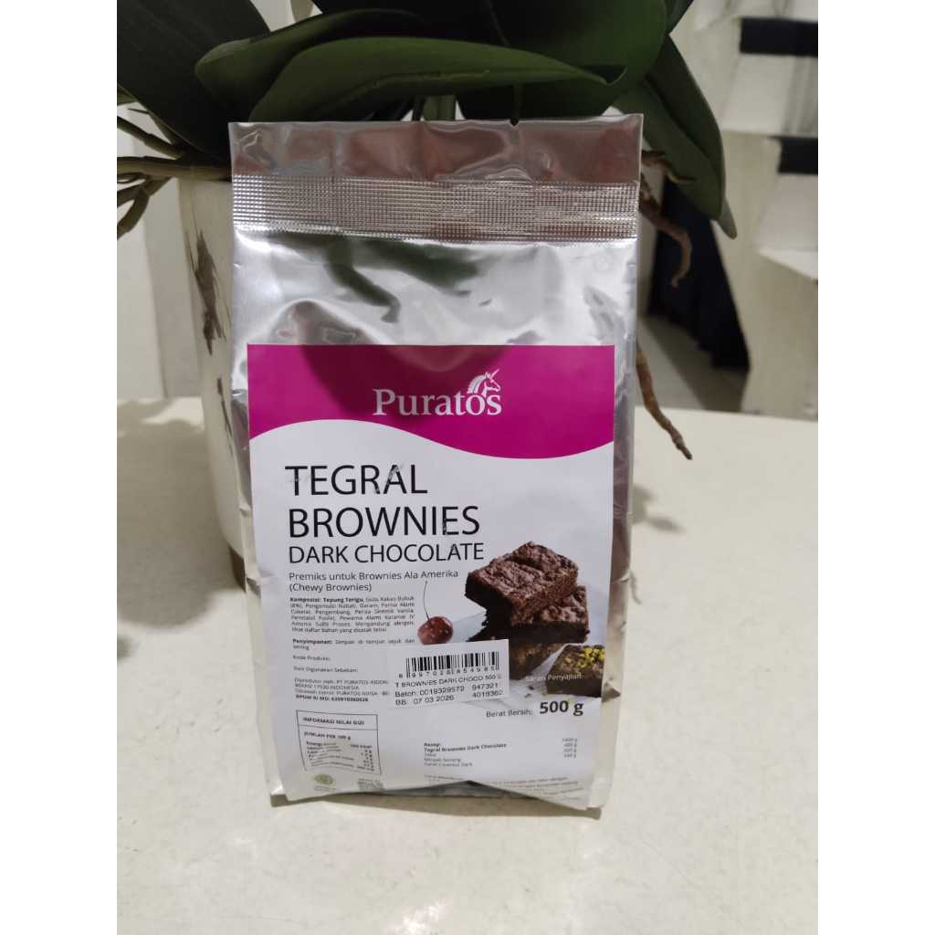 

Puratos Tegral Brownies Dark Chocolate - Mix Brownies Premium Siap Pakai