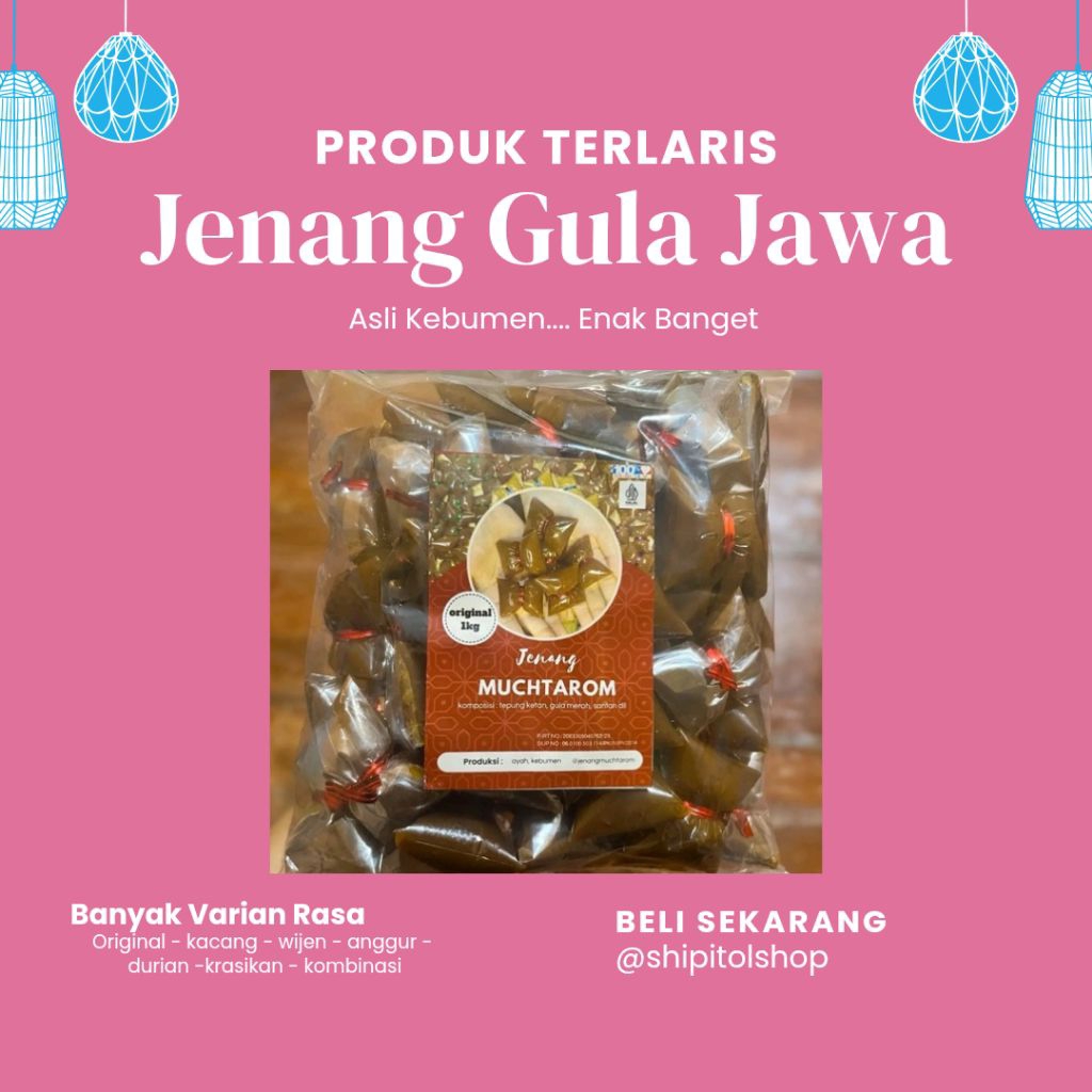 

Jenang Ketan Gula Jawa Asli Enak Banget