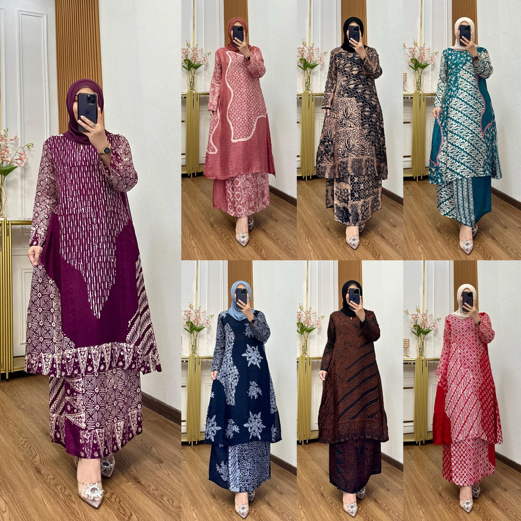 5092 AKA DESIGN ORIGINAL READY STELAN ROK BATIK VISCOSE TERBARU