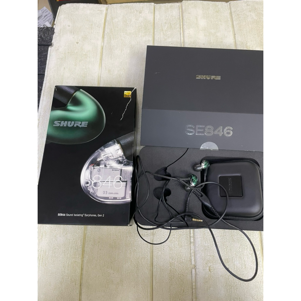 SHURE SE846 | SE 846 gen 2 gen2 Flagship Sound isolation earphones iem Jade