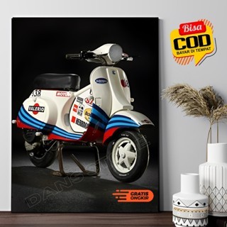 Poster Vespa Jadul Antik Hiasan Dinding Aesthetic V35