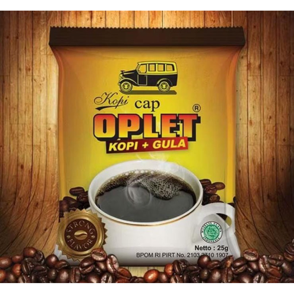

KOPI + GULA CAP OPLET 25G isi 10pcs (Kopi khas Bogor)